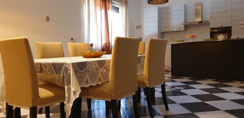 sala da pranzo casa per anziani villa amica